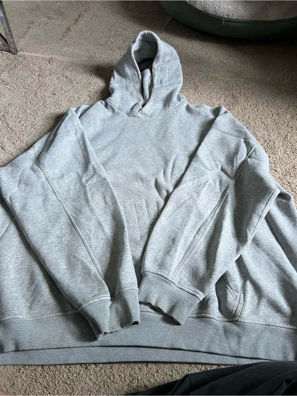 Abercrombie & Fitch Light Gray Hoodie